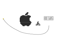 100 Subs!!! (Apple Pixel art)