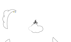 in the clouds