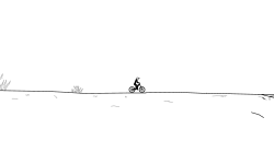 Riding in mountain