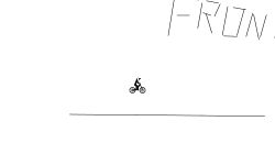 Front flip hold up and right