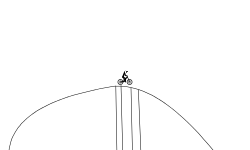downhill
