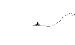 Mountain with jumps