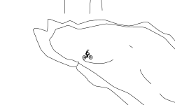cave wheelie + BRUSH track