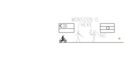 Monsoon is here.