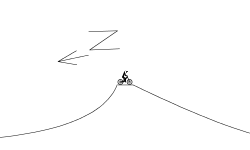 A couple jumps
