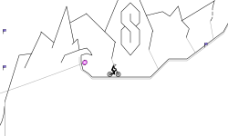 mountain bmx trial