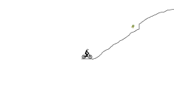 Mountain climbing on a bike 2