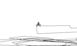 flying over water