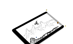 Out of screen