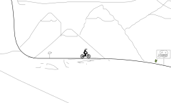 Speeding down the mountains