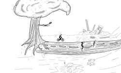 An abandoned world