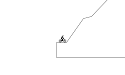 Climbing.