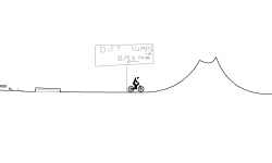 Dirt jumps and a small BMX par