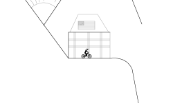 Vertical skii jump