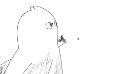 it's a chicken!