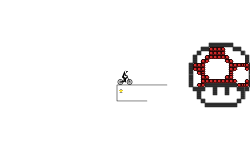 super mushroom pixel art