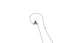Very Steep drop/Jump