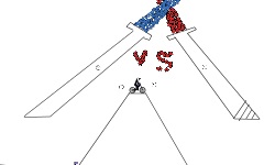 blue vs red