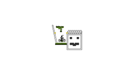 pixel art smiley face