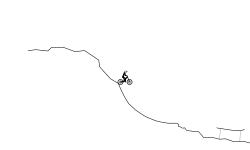Downhill wheelie