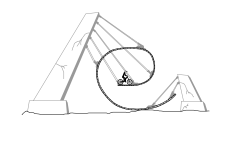 downhill jumps and loops