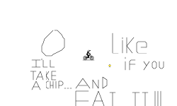 Dramatic potato chip