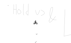 hold up and left