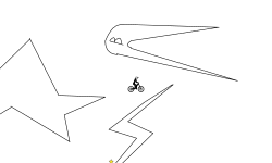 boomarang star and lightning