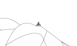 Curvy Line Mountain Stunts