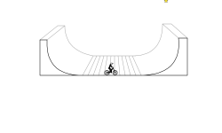 3D half pipe