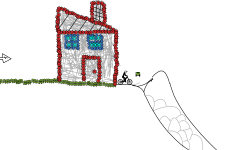 The house on the hill.