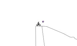 down hill