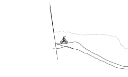 A typical mountain bike climb.