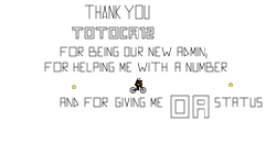 a lil thank u to totoca12
