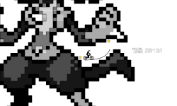 Lucario Pixelart