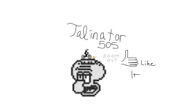Squidward Pixel Art
