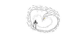 the cave