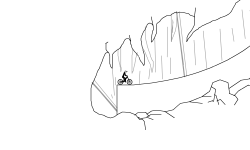 In a cave