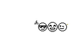 Pixel Art Emoji Faces
