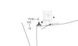 extreme uphill to down hill