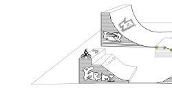 wooden skatepark