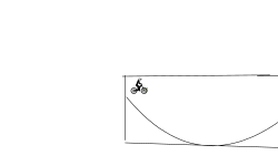 Mini bmx half pipe