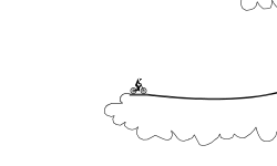 Track in the clouds