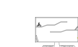 Off centered monitor
