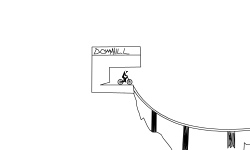 downhill