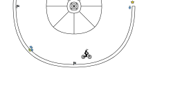 Three-quarter pipe