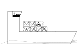 small boat escape