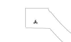 No straight lignes. (Nope. 3)