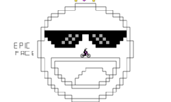 Epic Face Pixel Art