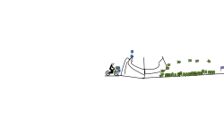 plants, water, and island